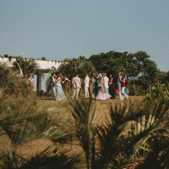 casamento de tarde